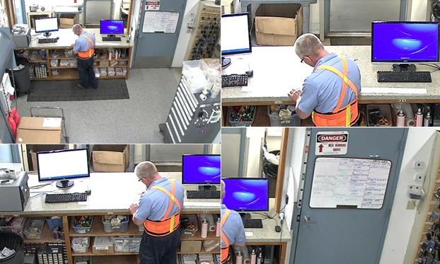 Captures from a 5MP IP Camera with Digital Zoom